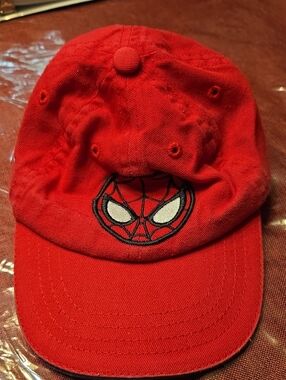 Marvel Red Kids Spider Logo Baseball Cap